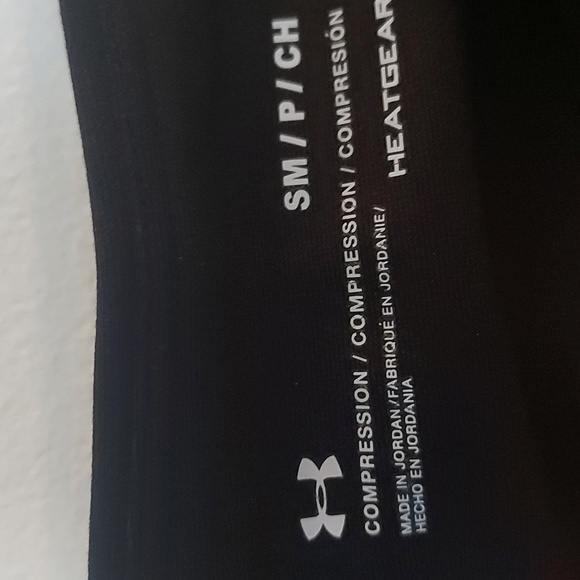Under Armour Project Rock Compression Leggings Warrior Black Size S - Picture 7 of 7